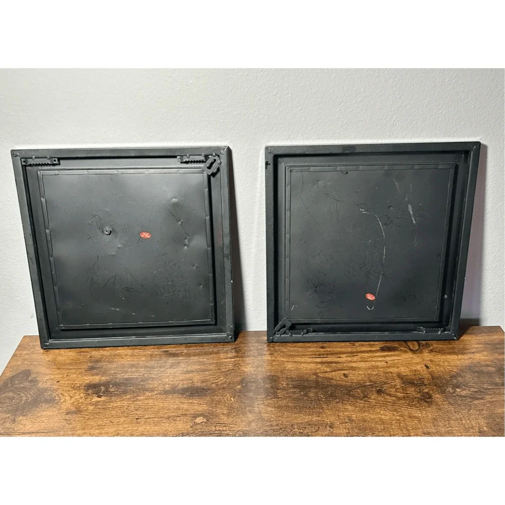 Children’ Room Metal Wall Art- Basketball & Baseball- 12.5”x12.5”